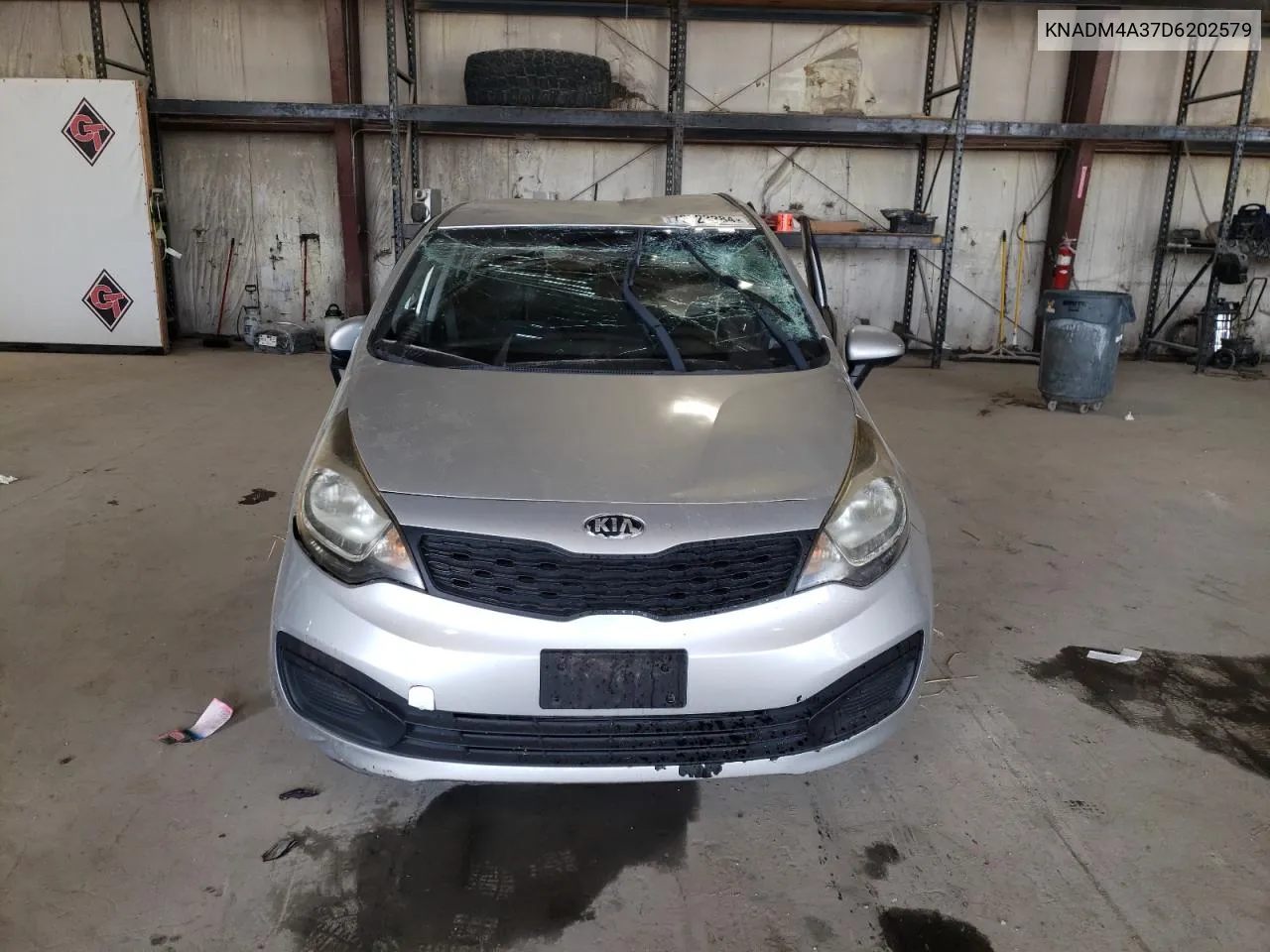 2013 Kia Rio Lx VIN: KNADM4A37D6202579 Lot: 70623284