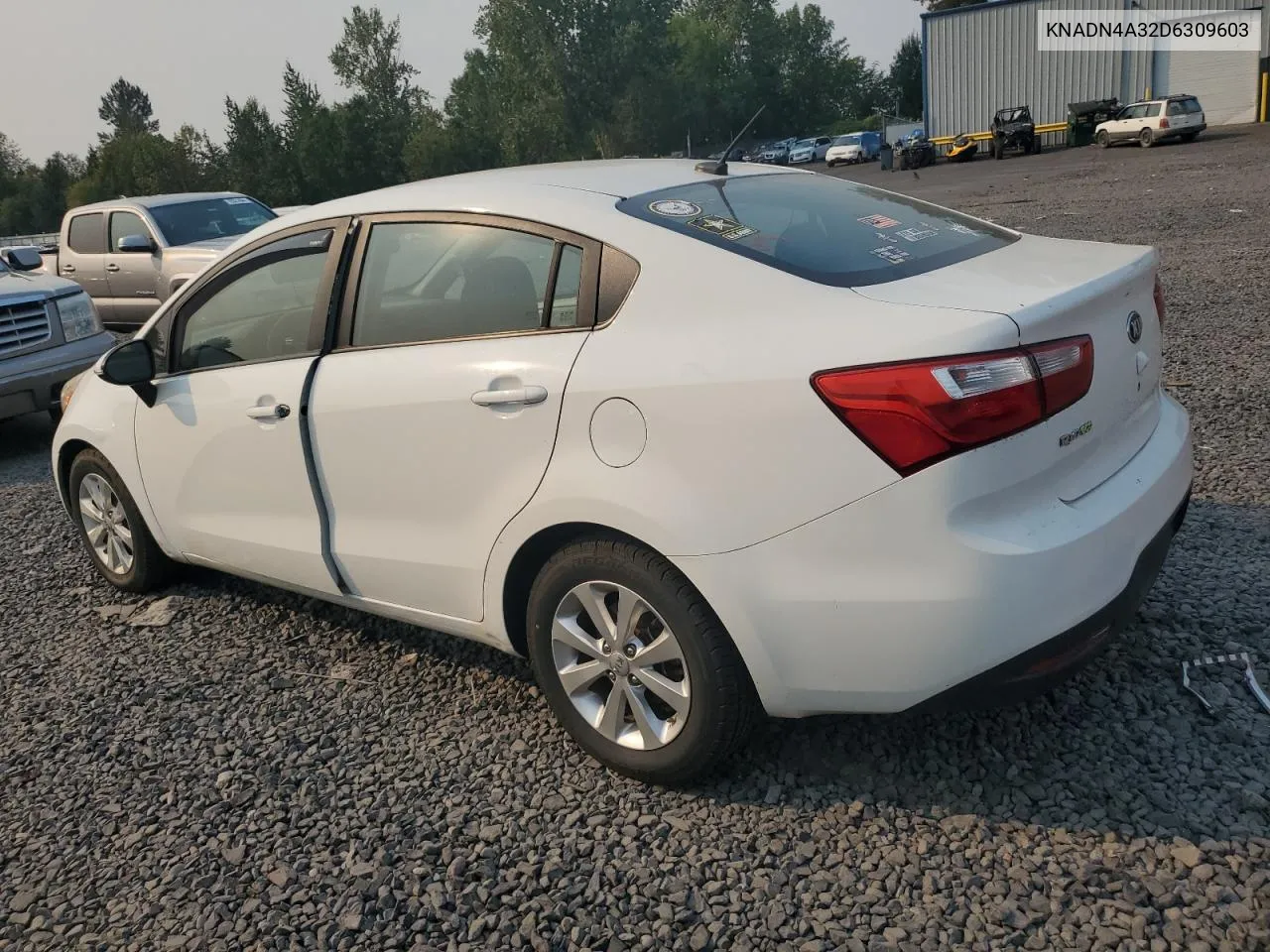 2013 Kia Rio Ex VIN: KNADN4A32D6309603 Lot: 70774234