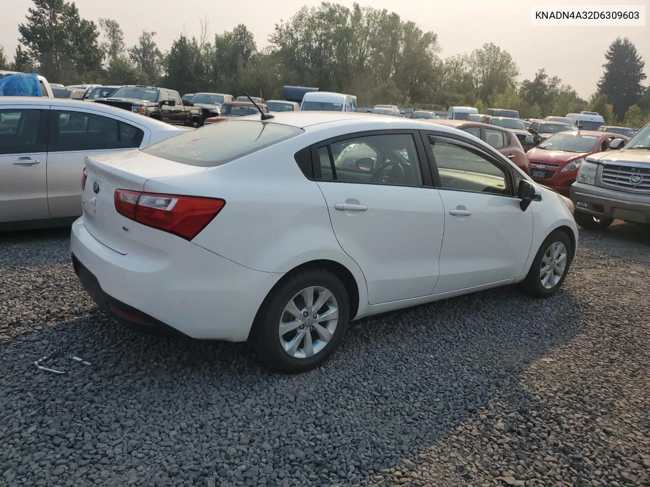 2013 Kia Rio Ex VIN: KNADN4A32D6309603 Lot: 70774234