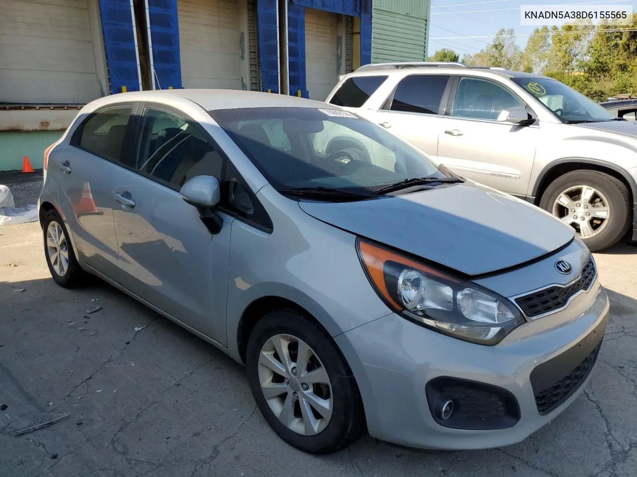 2013 Kia Rio Ex VIN: KNADN5A38D6155565 Lot: 70889174