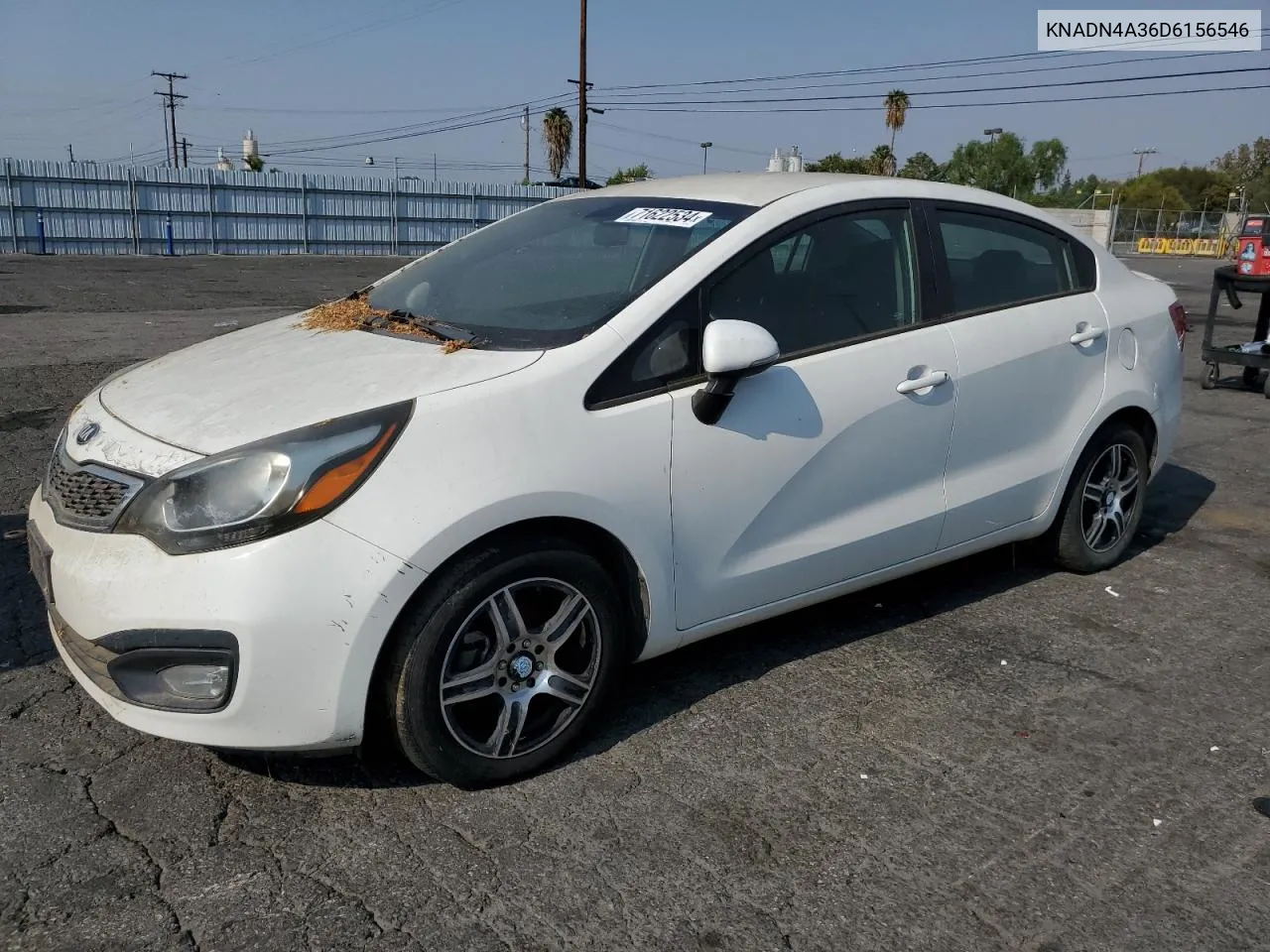 KNADN4A36D6156546 2013 Kia Rio Ex