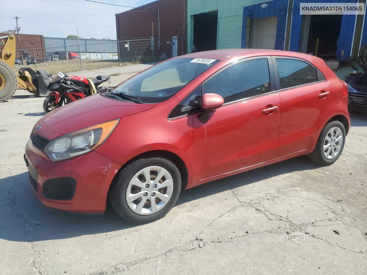 2013 Kia Rio Lx VIN: KNADM5A31D6154065 Lot: 71679324