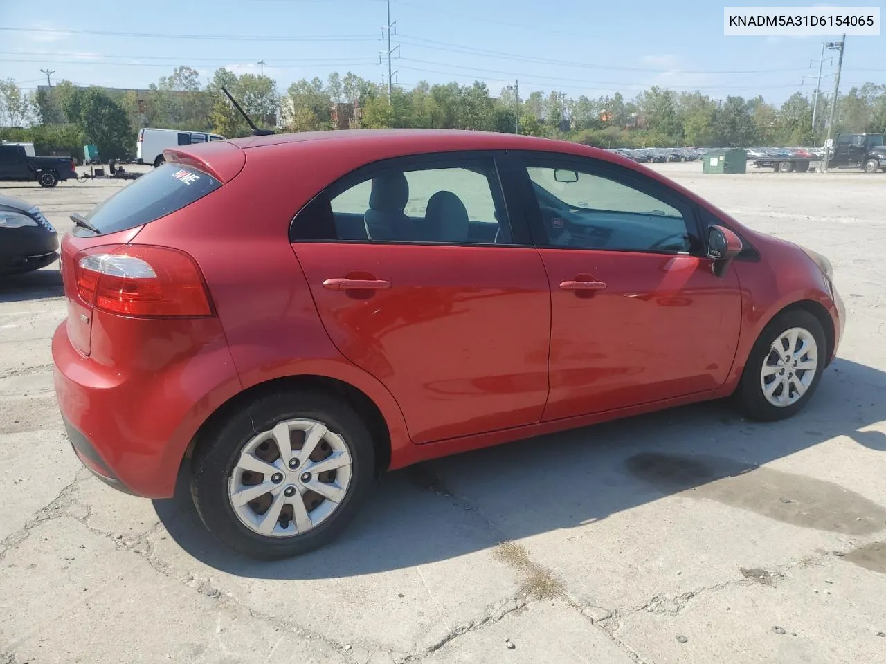 2013 Kia Rio Lx VIN: KNADM5A31D6154065 Lot: 71679324