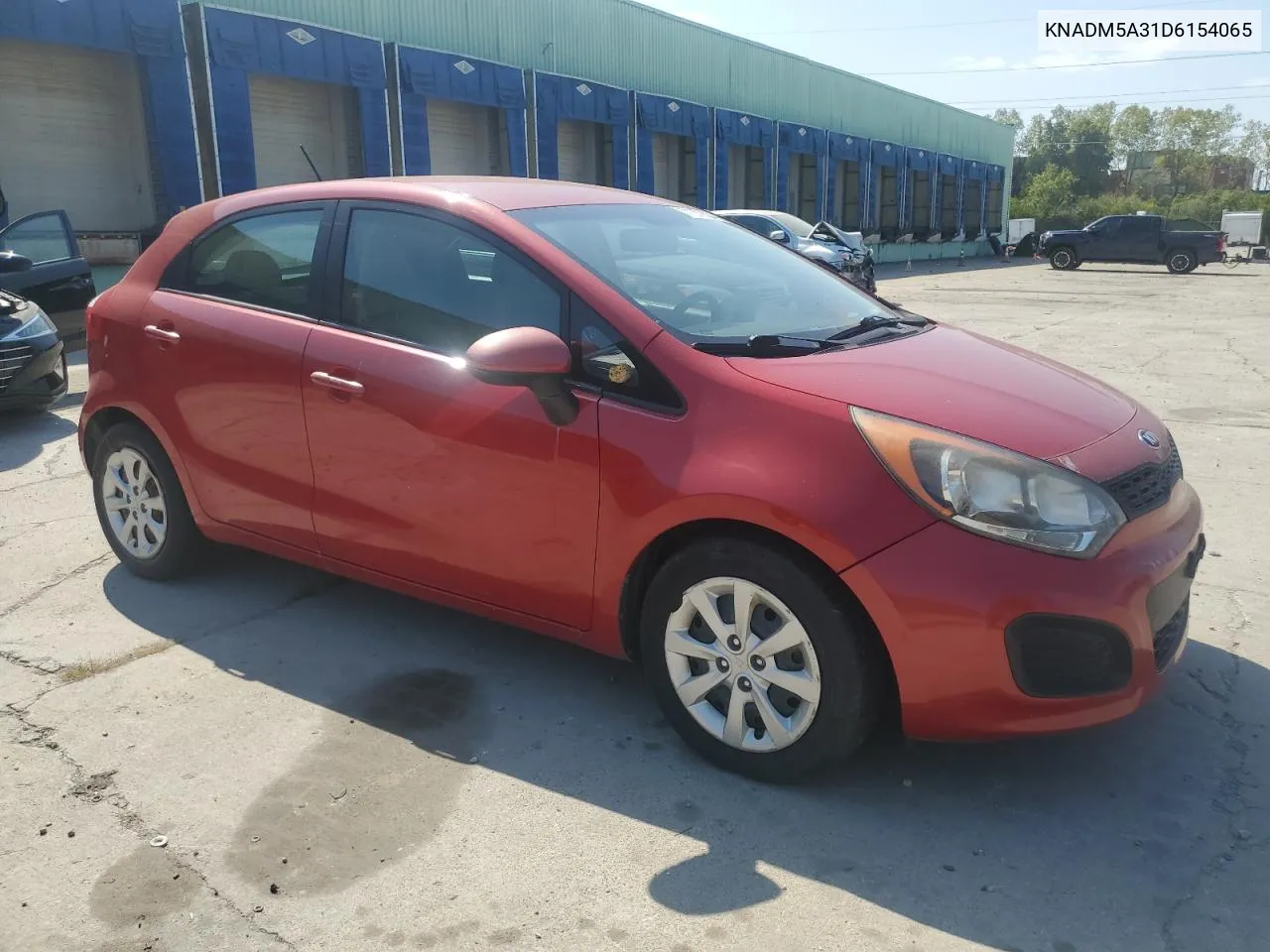 2013 Kia Rio Lx VIN: KNADM5A31D6154065 Lot: 71679324