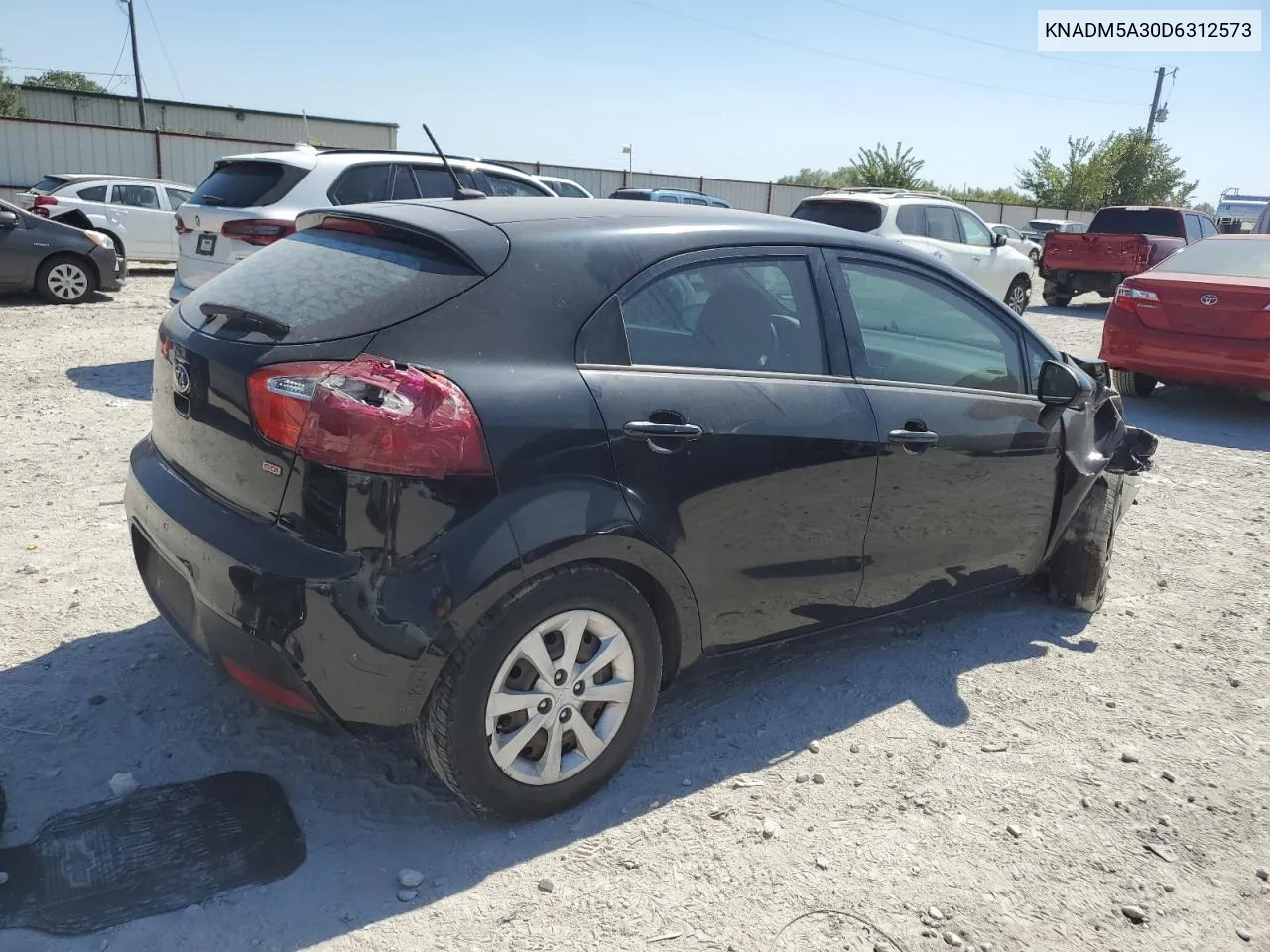 2013 Kia Rio Lx VIN: KNADM5A30D6312573 Lot: 71681564