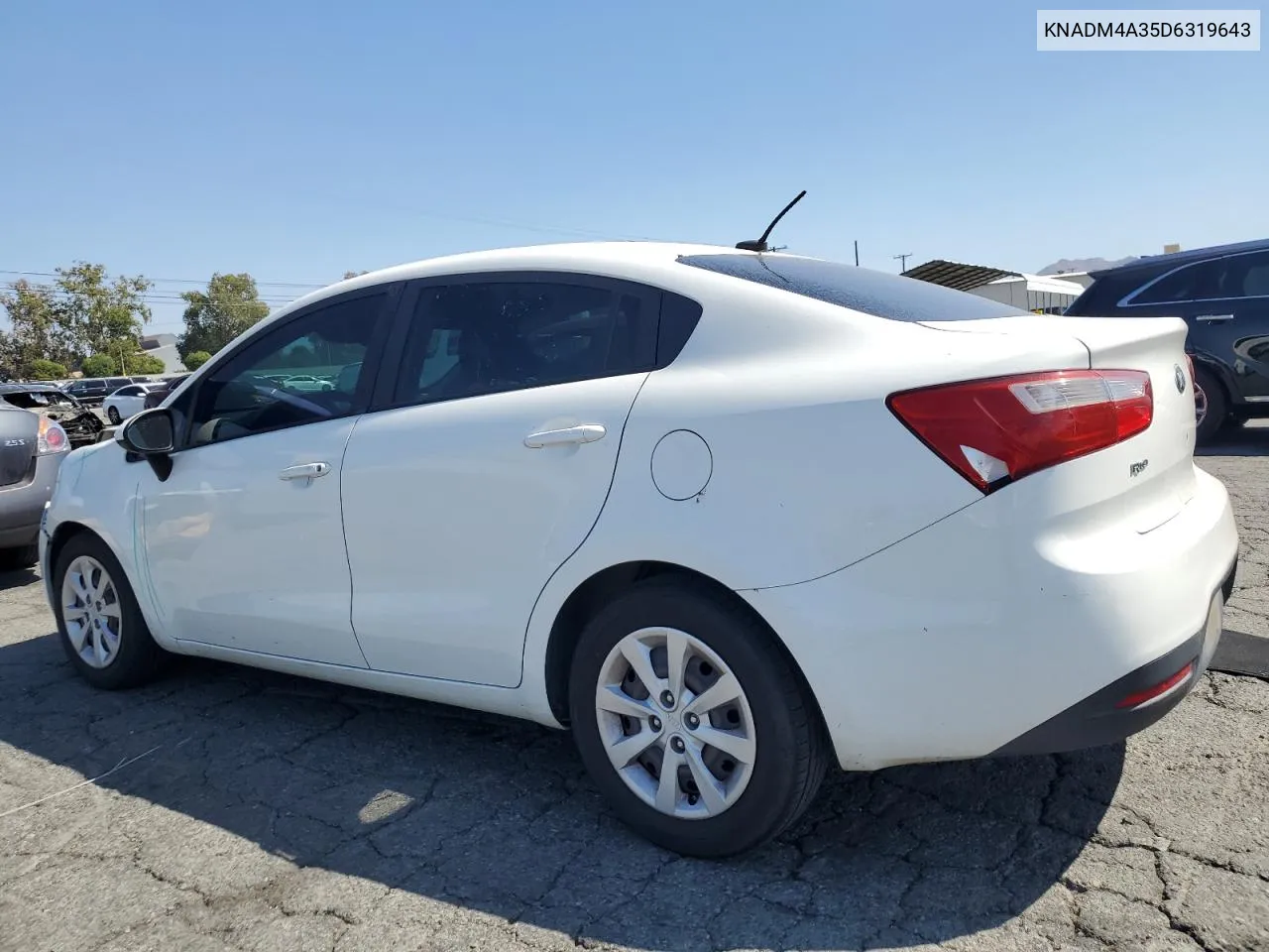 2013 Kia Rio Lx VIN: KNADM4A35D6319643 Lot: 71686114