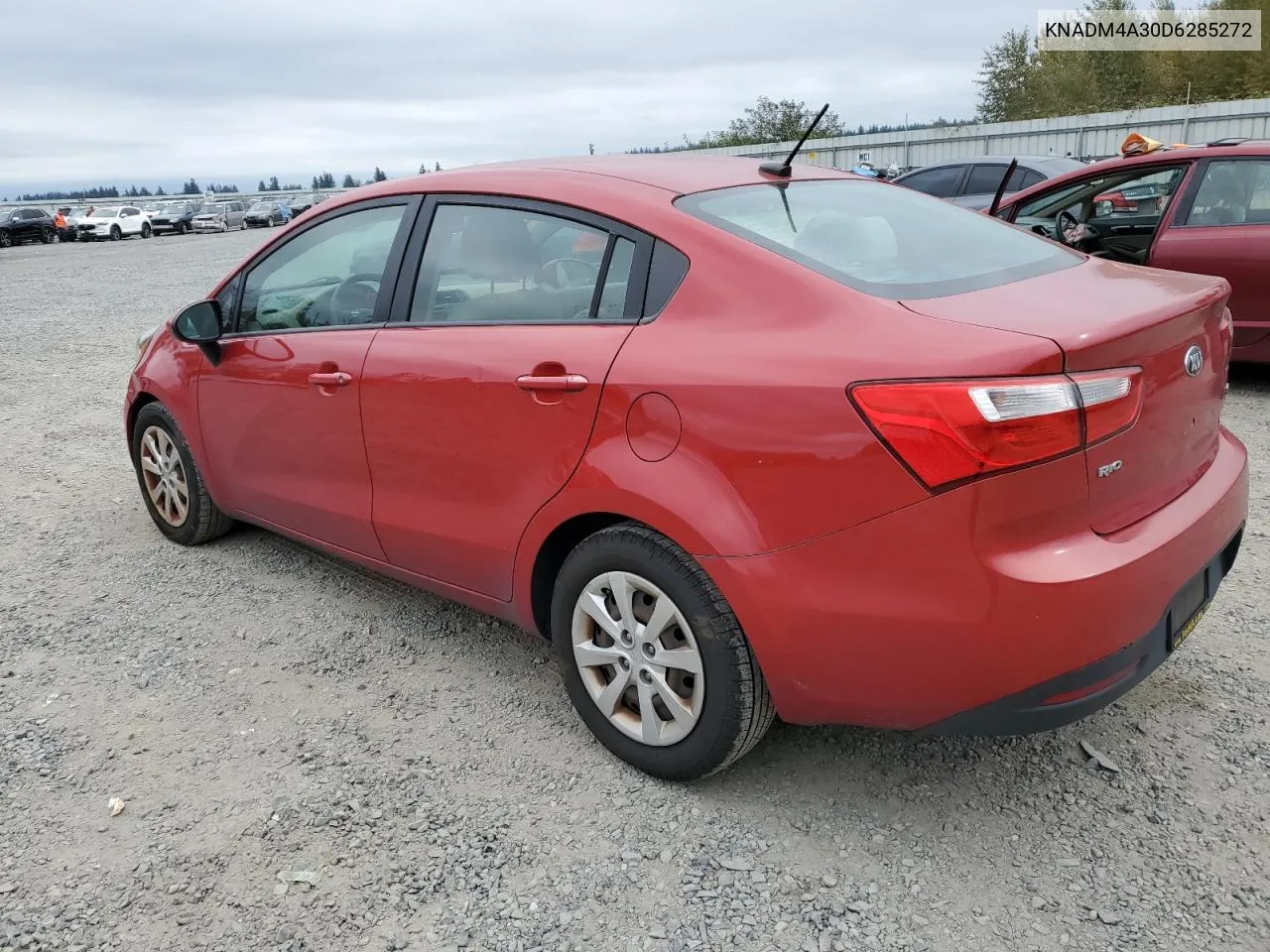 2013 Kia Rio Lx VIN: KNADM4A30D6285272 Lot: 71687194