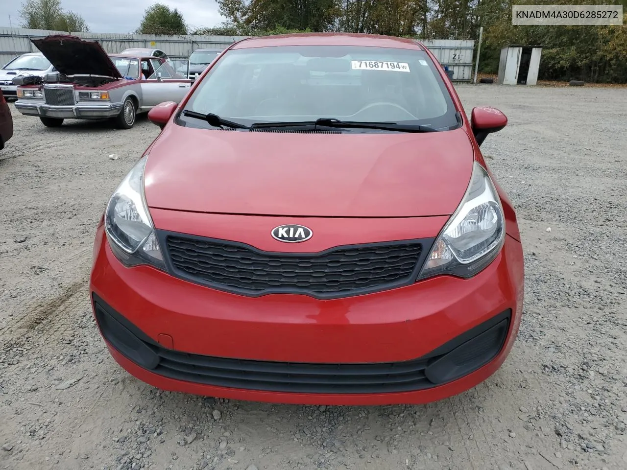 KNADM4A30D6285272 2013 Kia Rio Lx