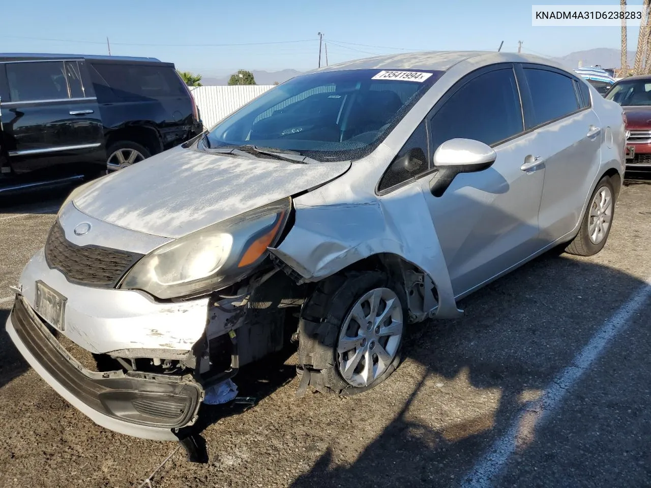 KNADM4A31D6238283 2013 Kia Rio Lx