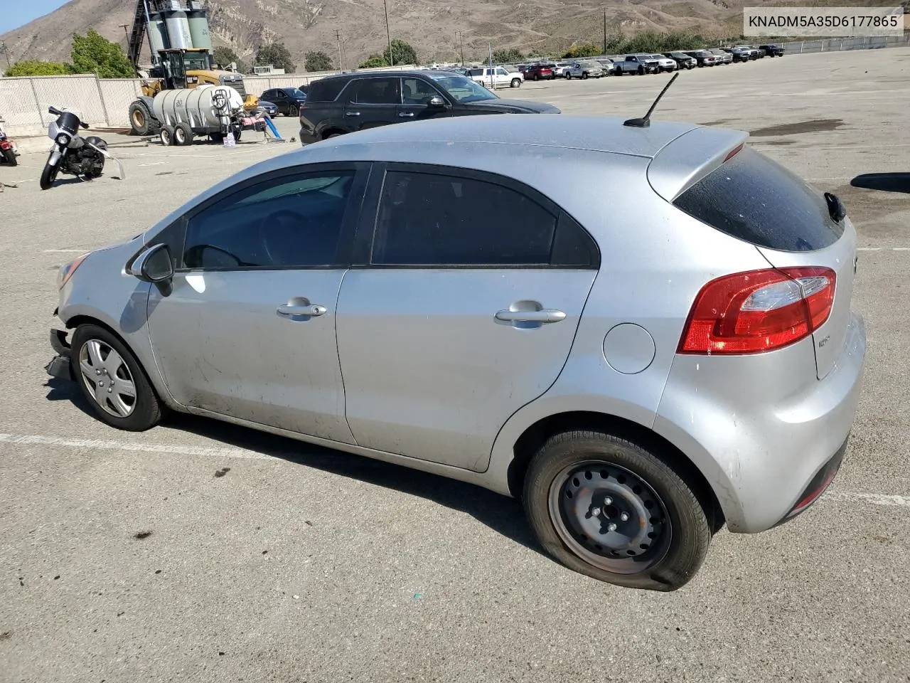 2013 Kia Rio Lx VIN: KNADM5A35D6177865 Lot: 73918584