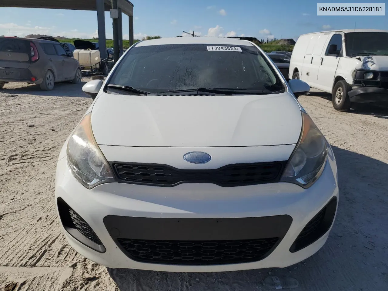 KNADM5A31D6228181 2013 Kia Rio Lx