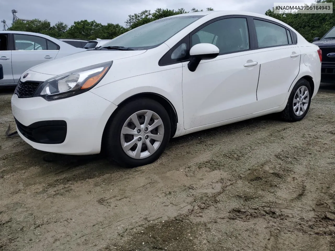 2013 Kia Rio Lx VIN: KNADM4A39D6184943 Lot: 74179914