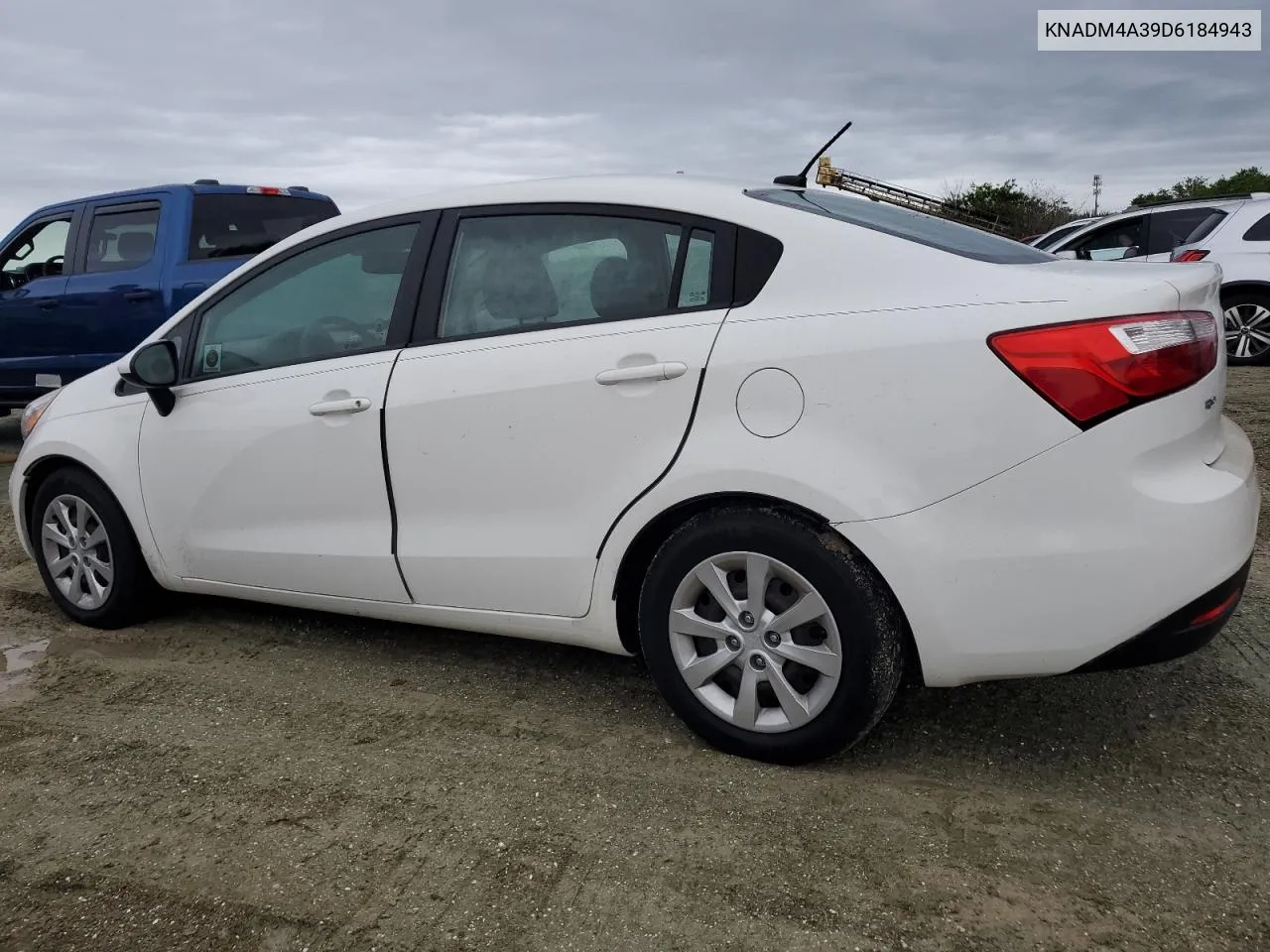 2013 Kia Rio Lx VIN: KNADM4A39D6184943 Lot: 74179914