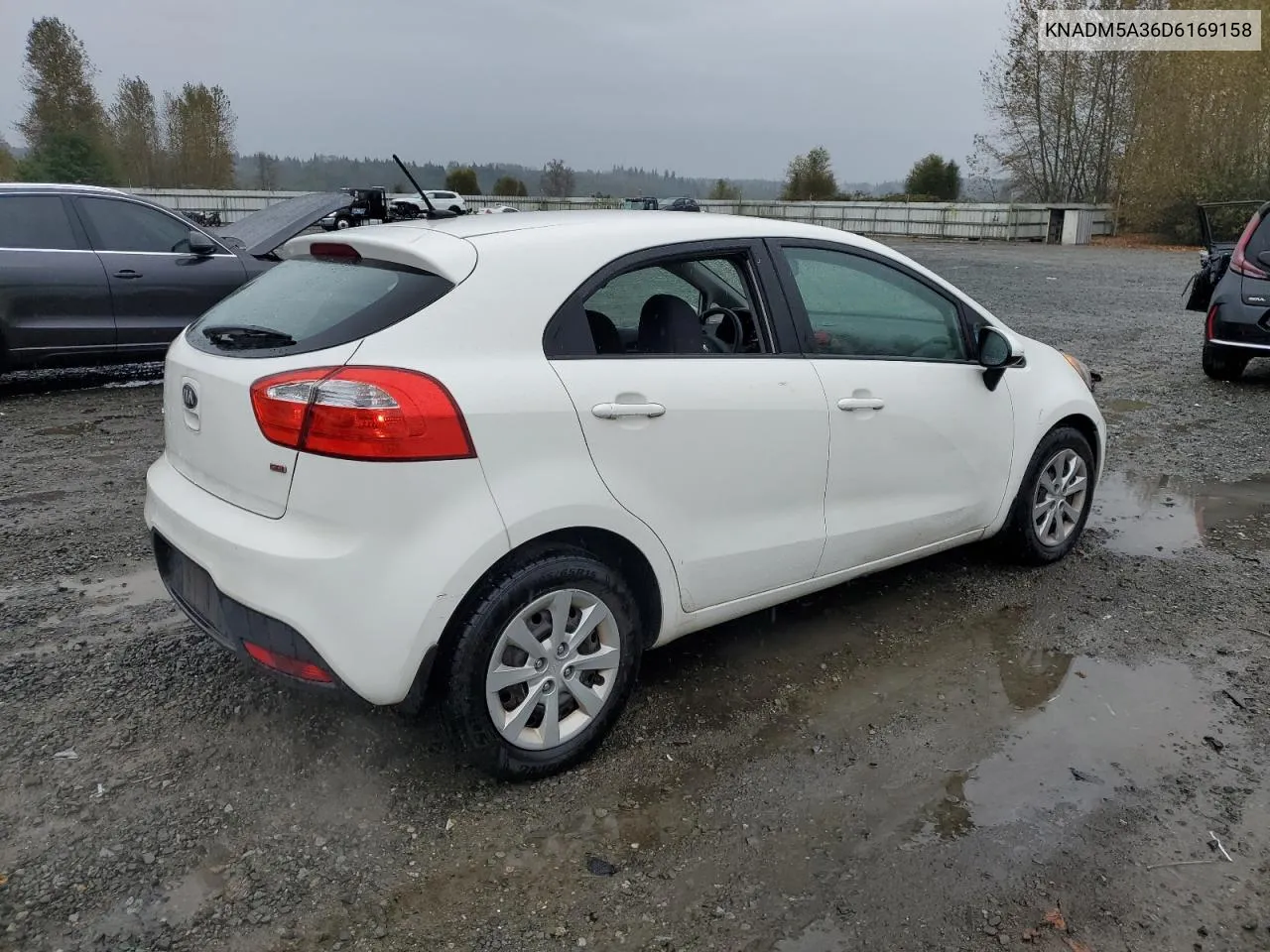 2013 Kia Rio Lx VIN: KNADM5A36D6169158 Lot: 74767984