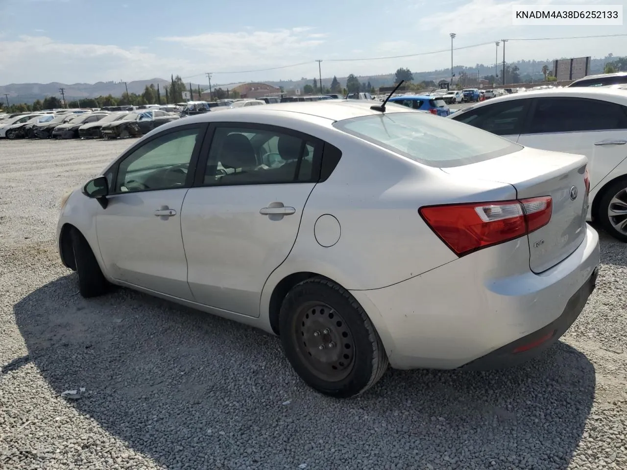 2013 Kia Rio Lx VIN: KNADM4A38D6252133 Lot: 74819164