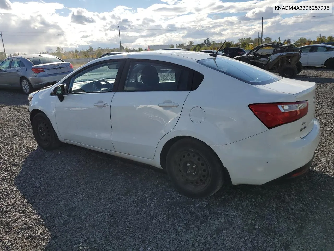 2013 Kia Rio Lx VIN: KNADM4A33D6257935 Lot: 74922984