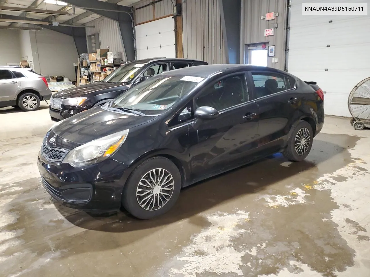 2013 Kia Rio Ex VIN: KNADN4A39D6150711 Lot: 76351034