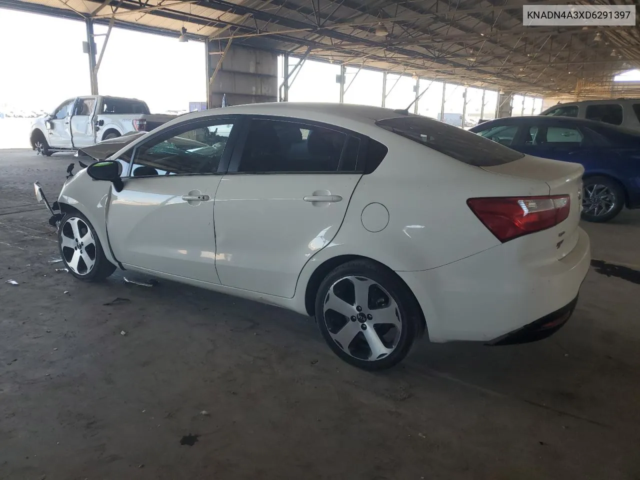 2013 Kia Rio Ex VIN: KNADN4A3XD6291397 Lot: 76419854