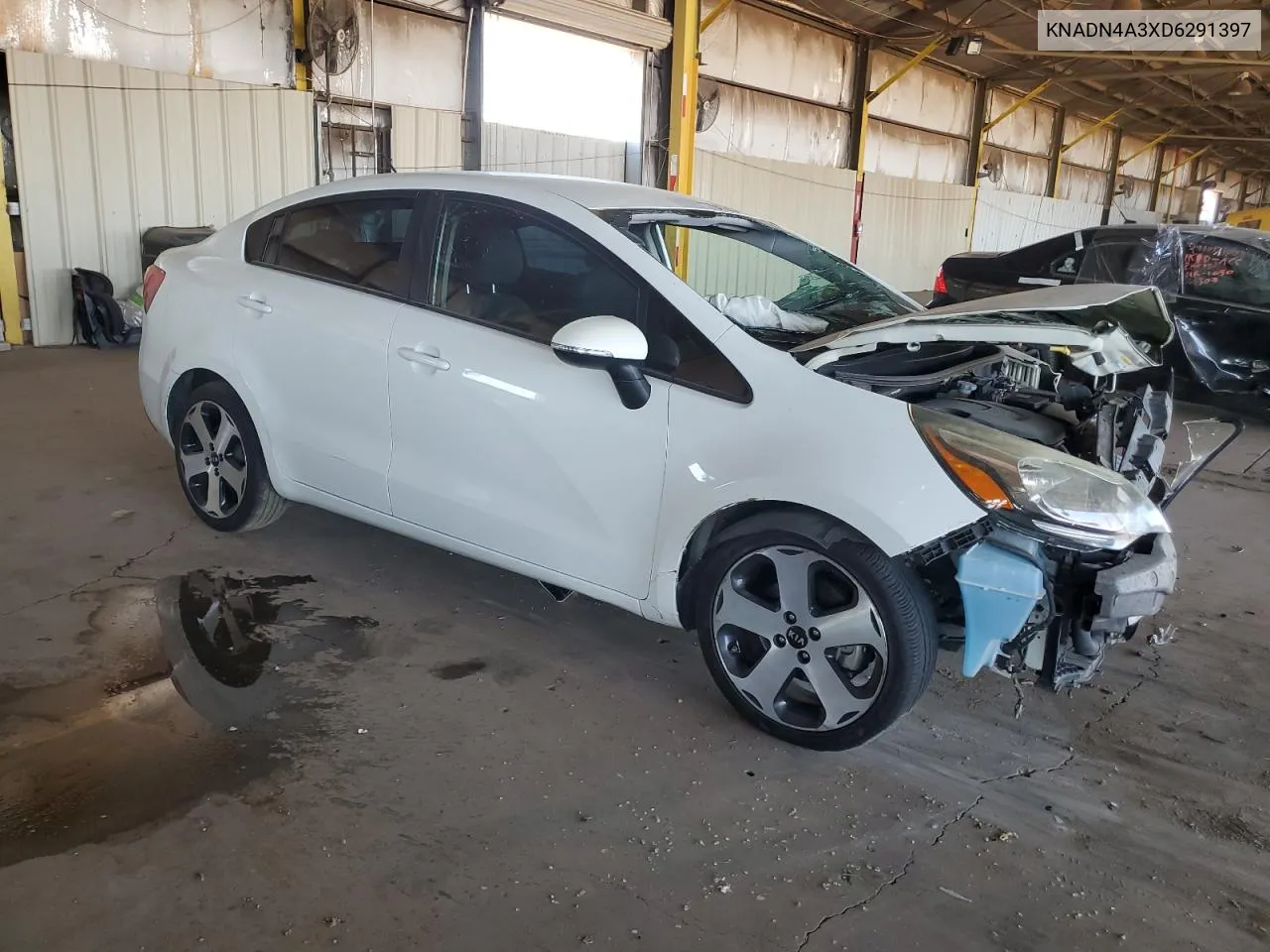 2013 Kia Rio Ex VIN: KNADN4A3XD6291397 Lot: 76419854