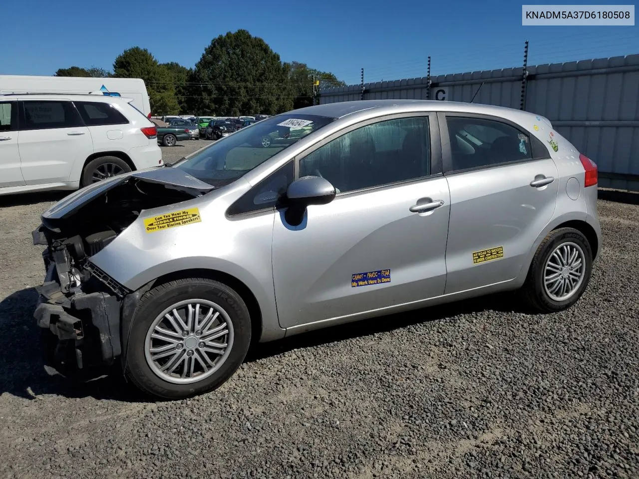 2013 Kia Rio Lx VIN: KNADM5A37D6180508 Lot: 76564684