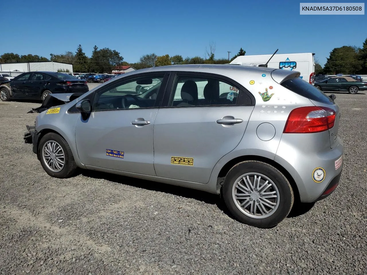 2013 Kia Rio Lx VIN: KNADM5A37D6180508 Lot: 76564684