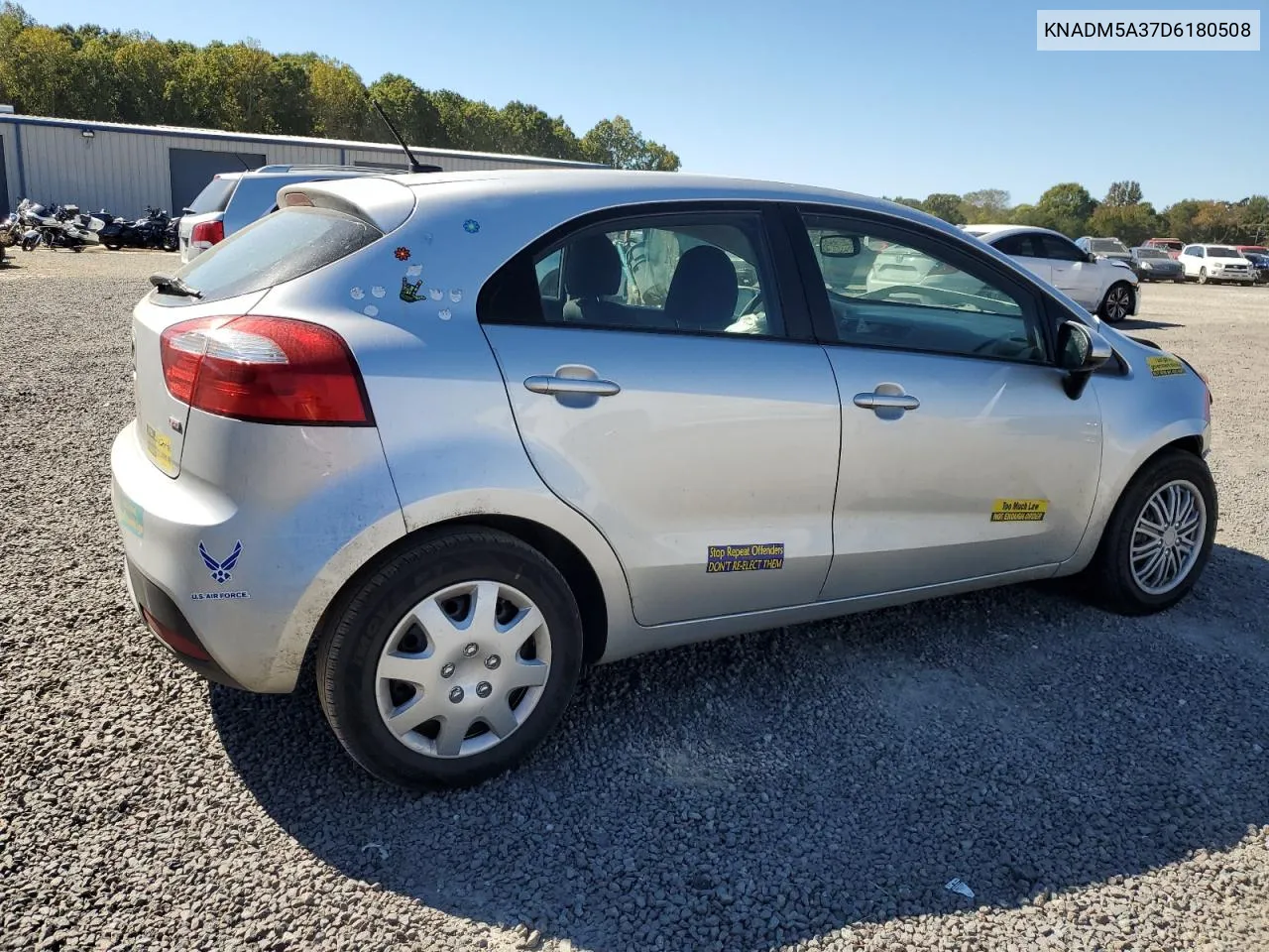 2013 Kia Rio Lx VIN: KNADM5A37D6180508 Lot: 76564684