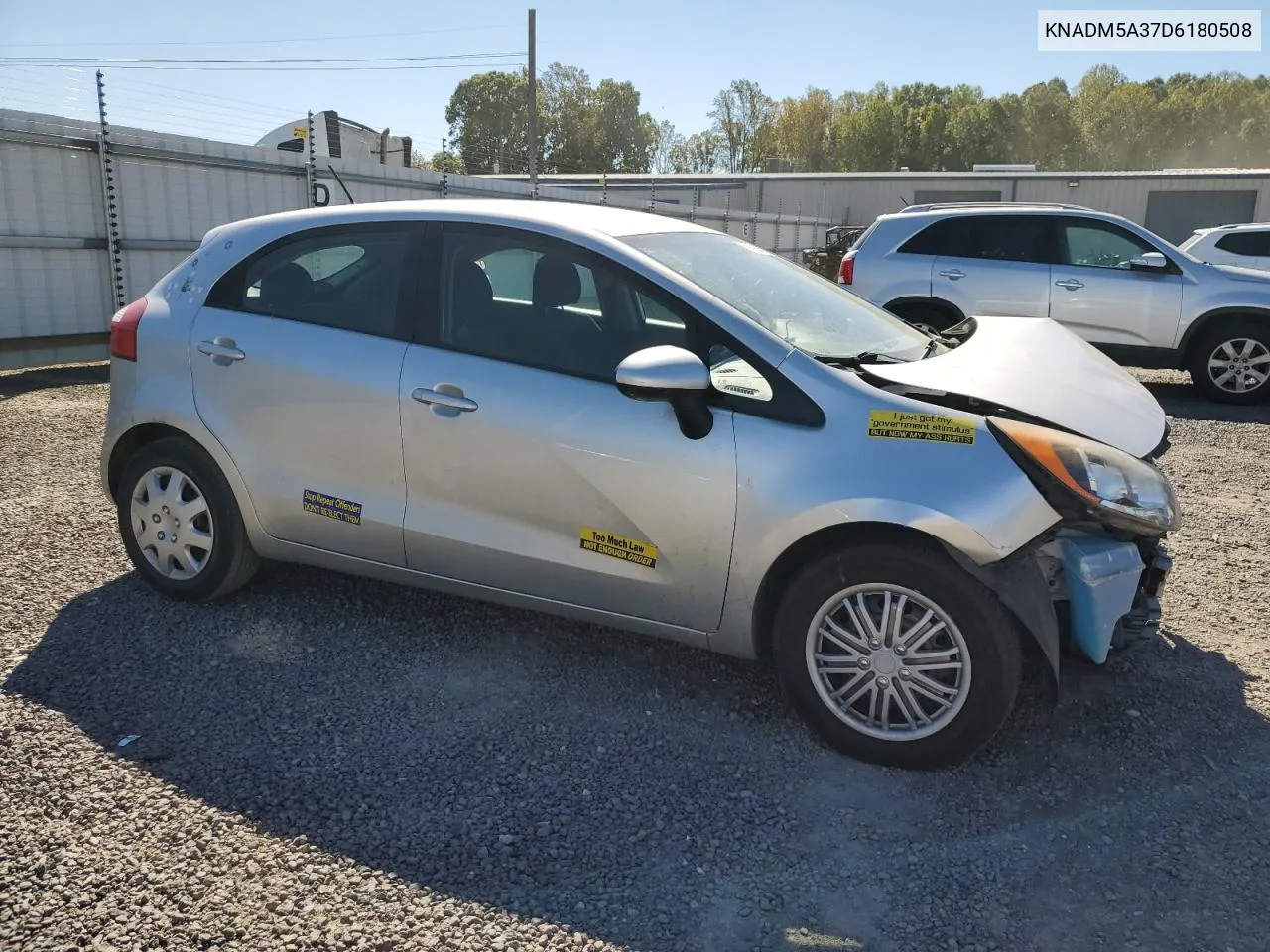 2013 Kia Rio Lx VIN: KNADM5A37D6180508 Lot: 76564684