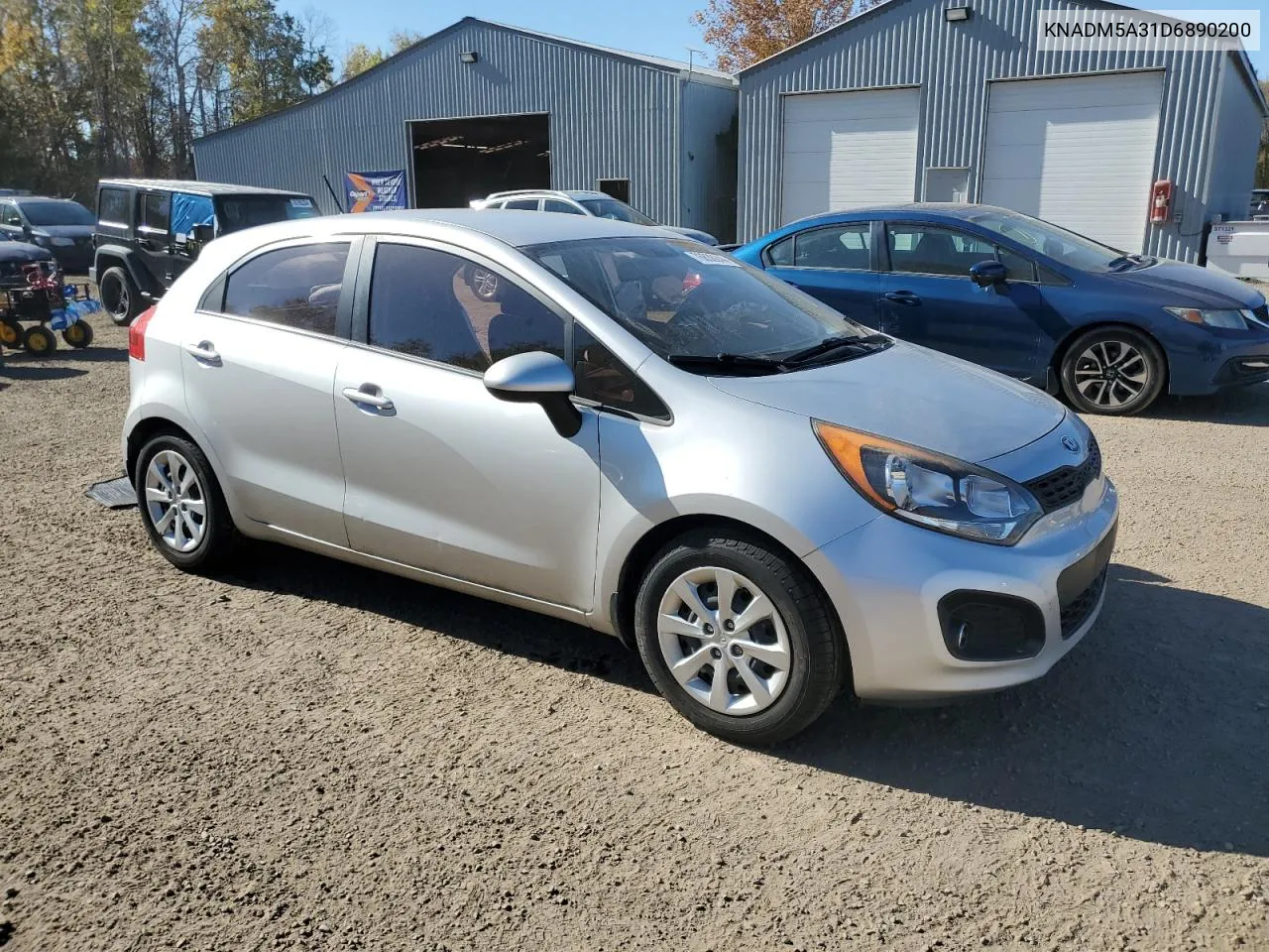 2013 Kia Rio Lx VIN: KNADM5A31D6890200 Lot: 76838844