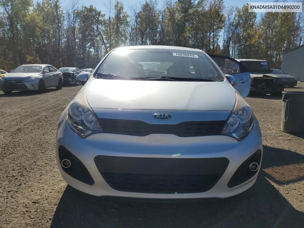 2013 Kia Rio Lx VIN: KNADM5A31D6890200 Lot: 76838844