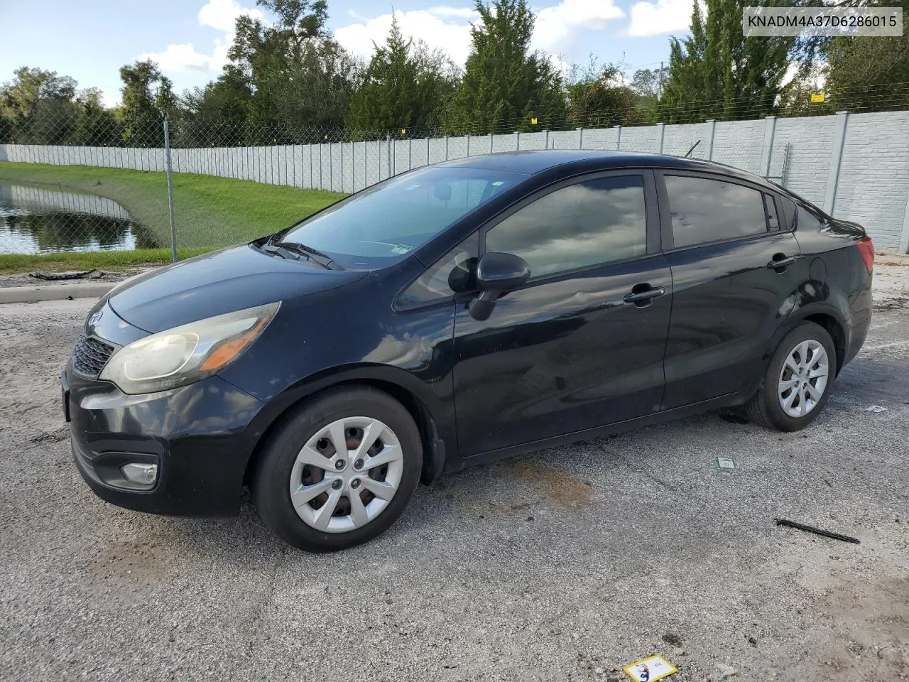 2013 Kia Rio Lx VIN: KNADM4A37D6286015 Lot: 77231454