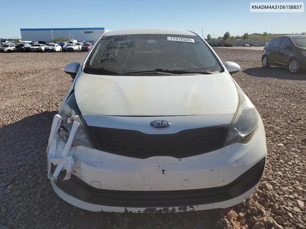 2013 Kia Rio Lx VIN: KNADM4A31D6158837 Lot: 77312524