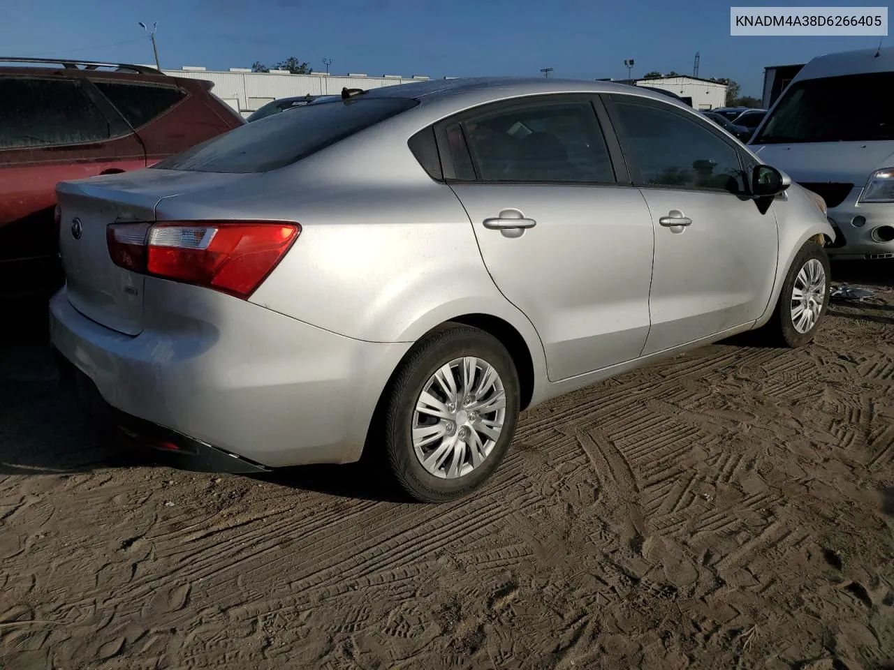 2013 Kia Rio Lx VIN: KNADM4A38D6266405 Lot: 77335854