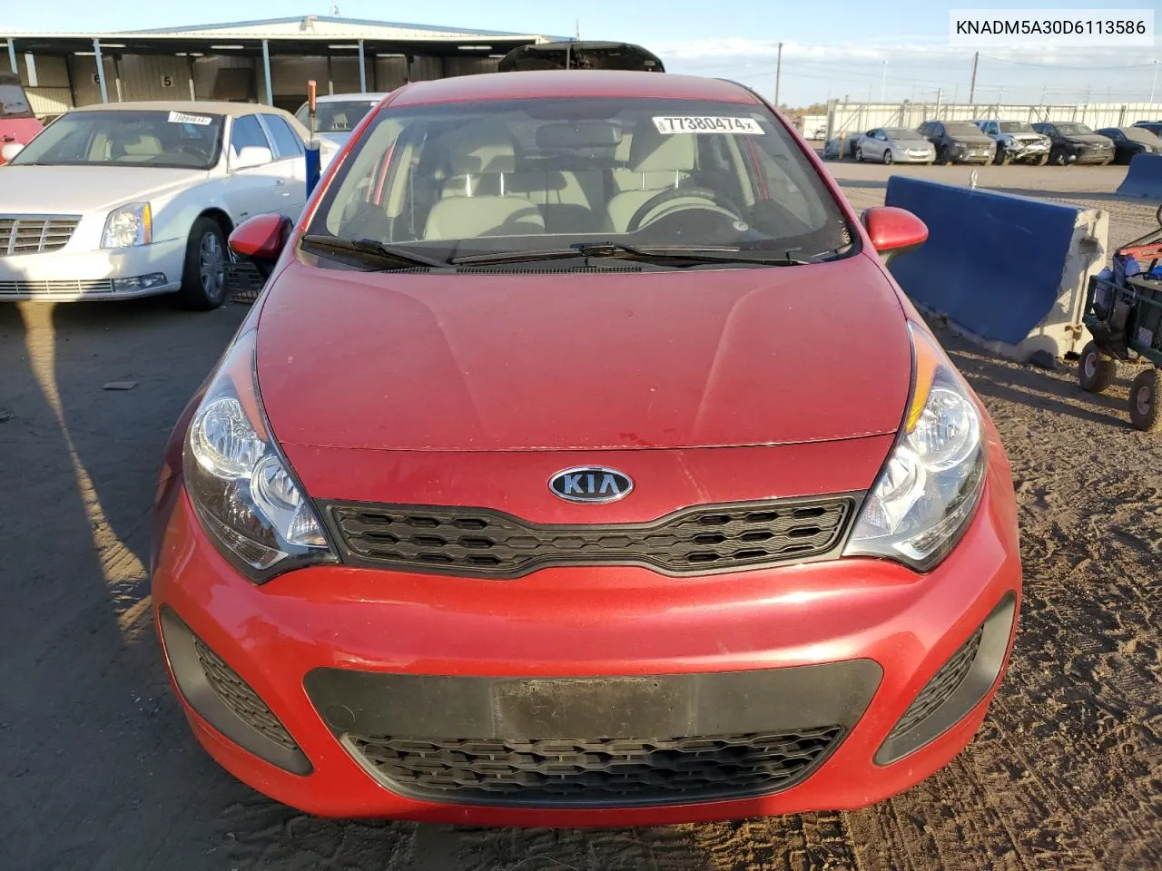 KNADM5A30D6113586 2013 Kia Rio Lx