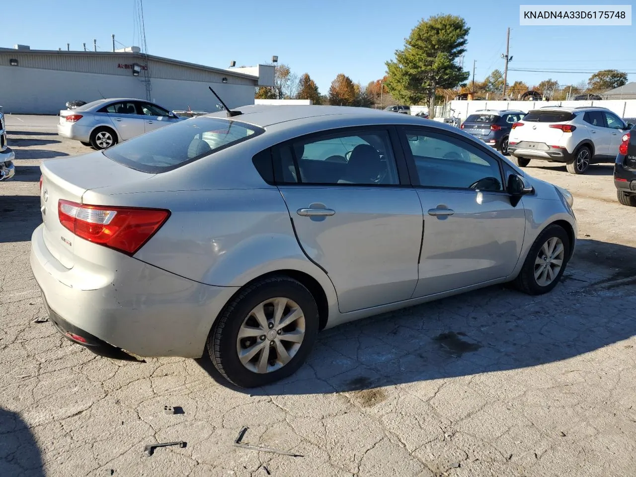 2013 Kia Rio Ex VIN: KNADN4A33D6175748 Lot: 77500774