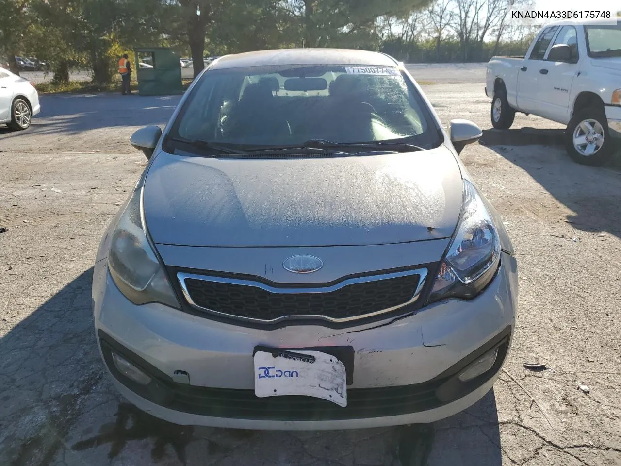 2013 Kia Rio Ex VIN: KNADN4A33D6175748 Lot: 77500774