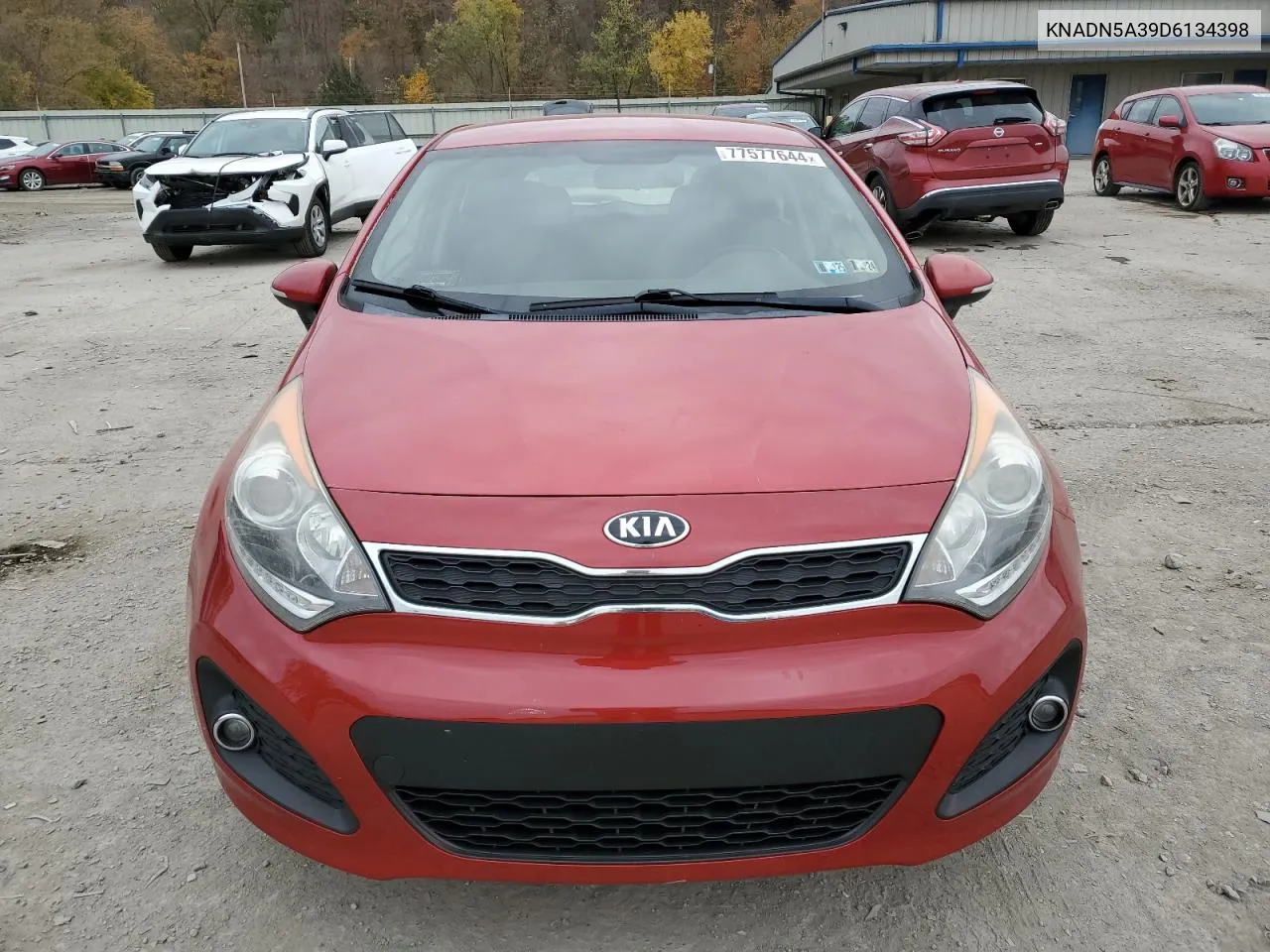 2013 Kia Rio Ex VIN: KNADN5A39D6134398 Lot: 77577644