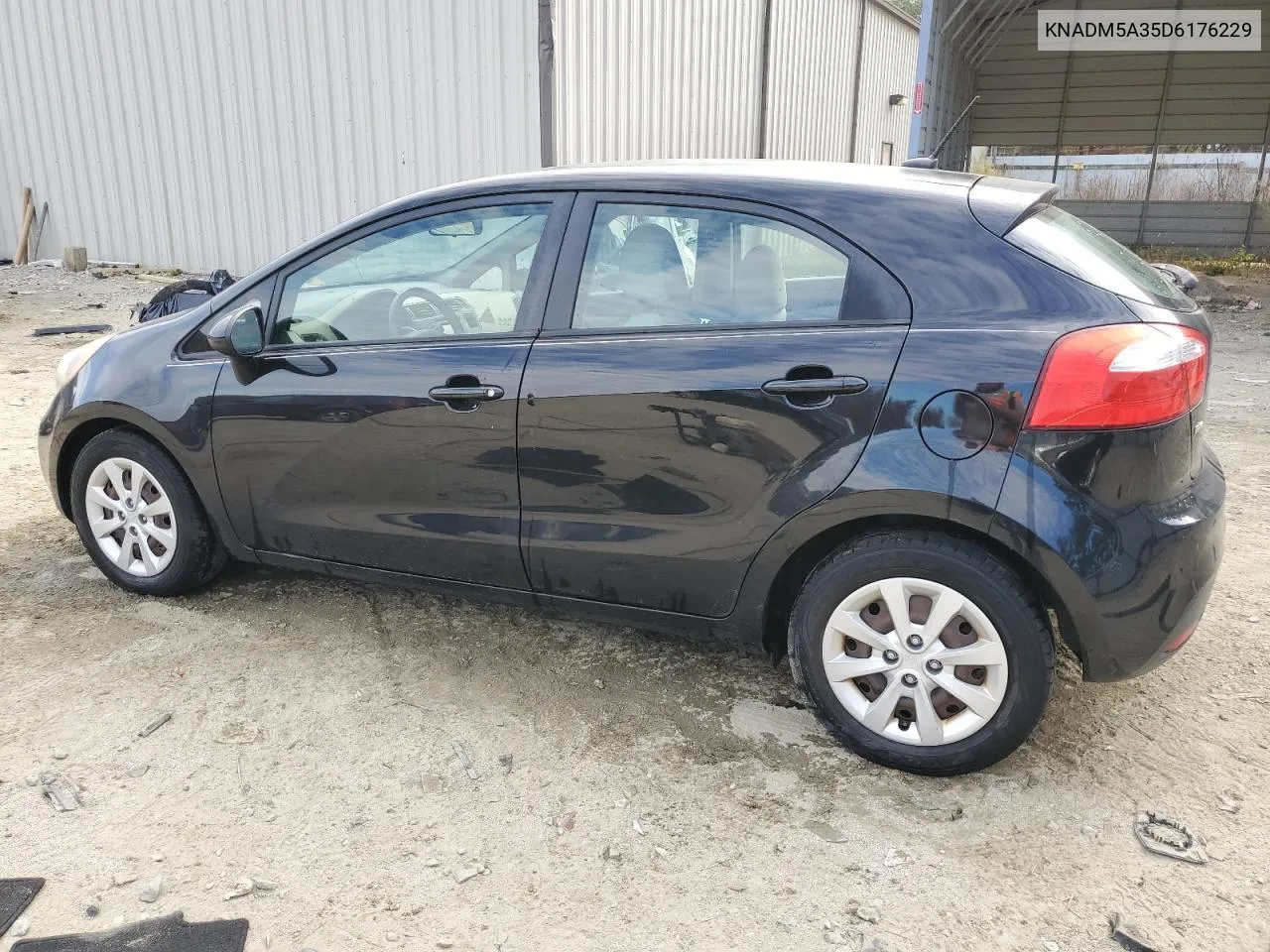 2013 Kia Rio Lx VIN: KNADM5A35D6176229 Lot: 78322674