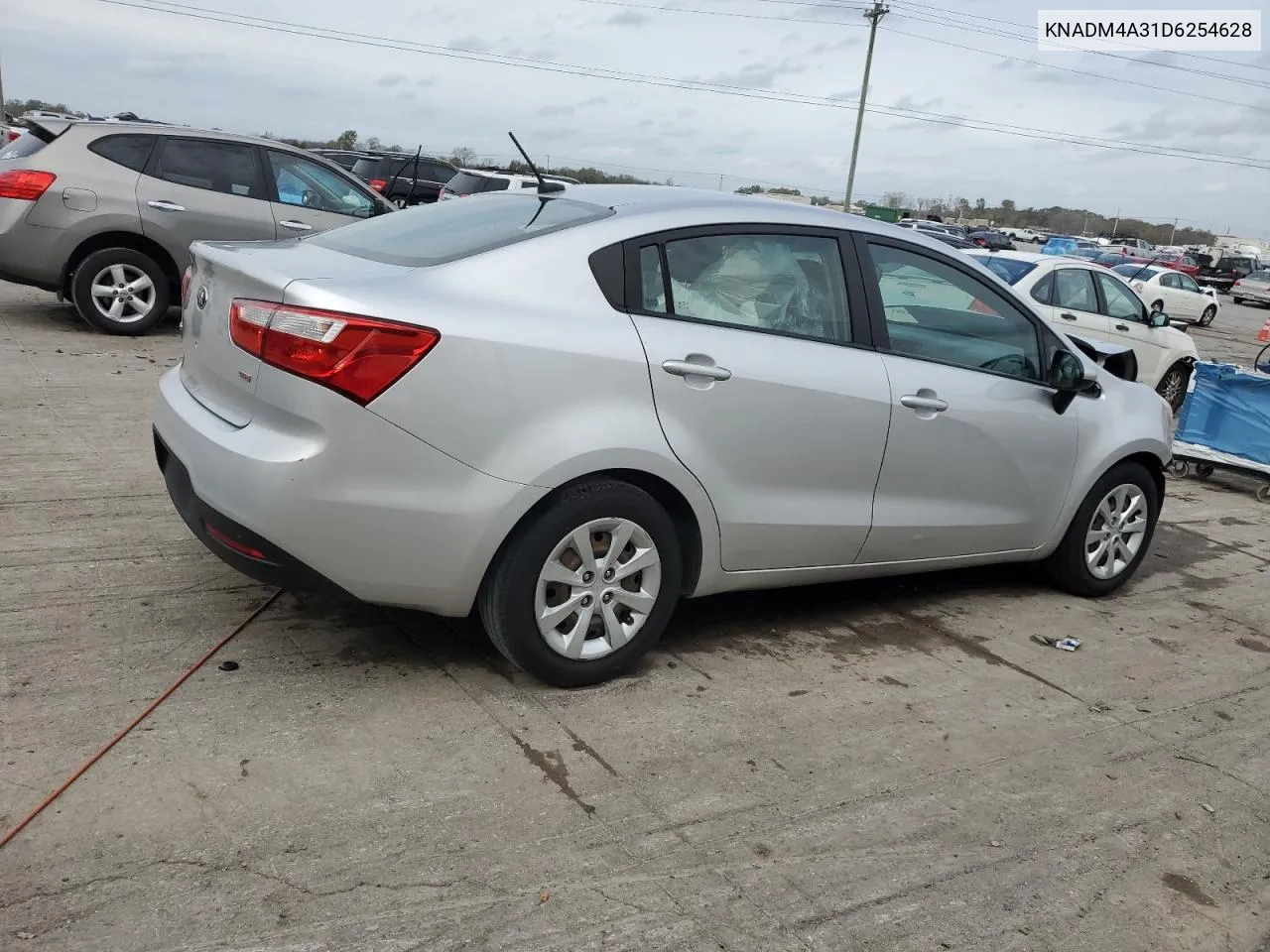 2013 Kia Rio Lx VIN: KNADM4A31D6254628 Lot: 78581374