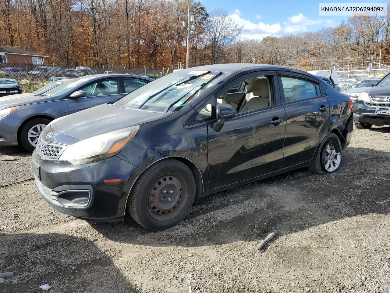 2013 Kia Rio Ex VIN: KNADN4A32D6294097 Lot: 78863404