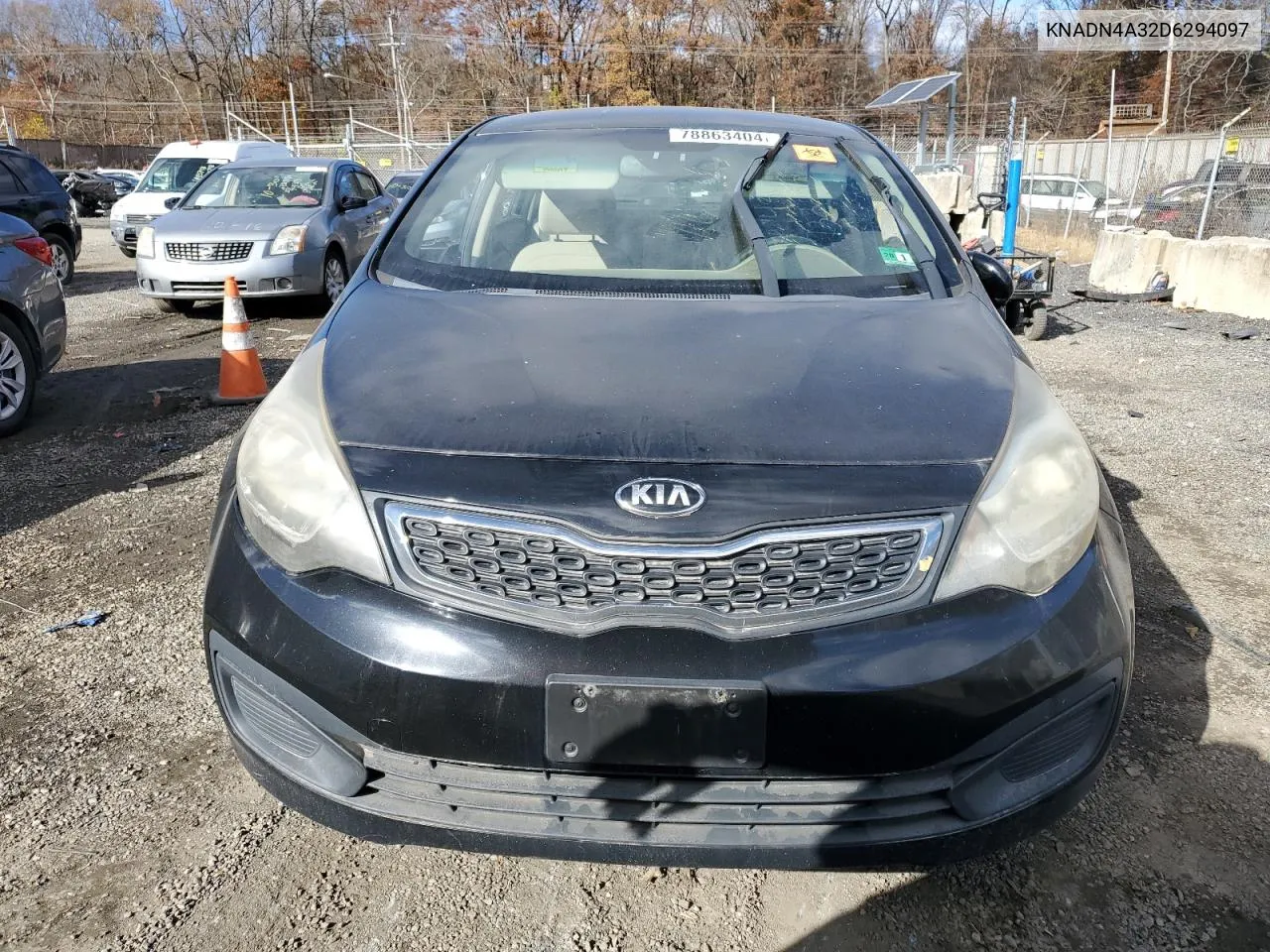 2013 Kia Rio Ex VIN: KNADN4A32D6294097 Lot: 78863404