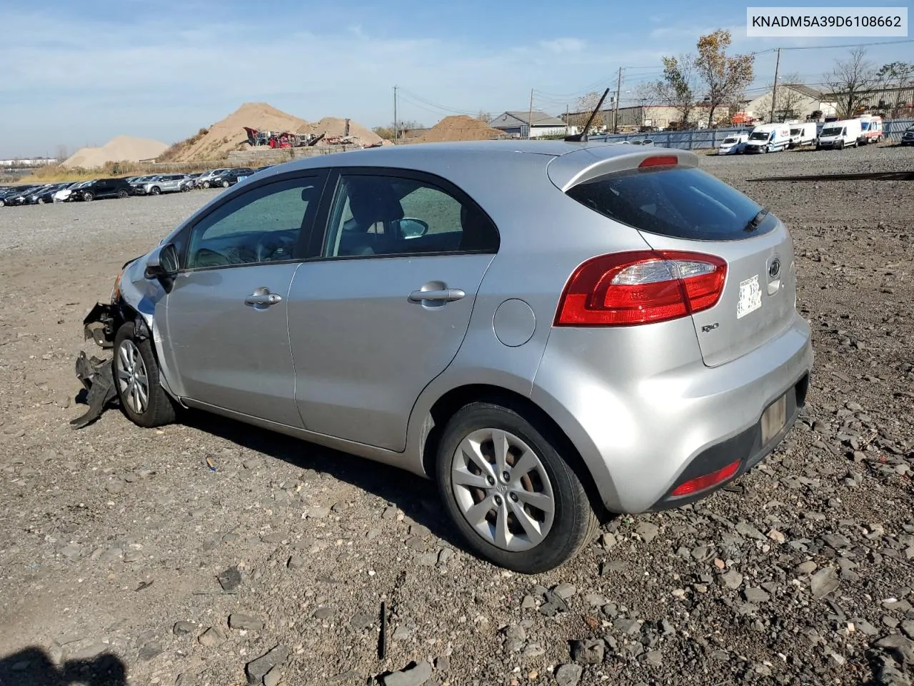 2013 Kia Rio Lx VIN: KNADM5A39D6108662 Lot: 78914644