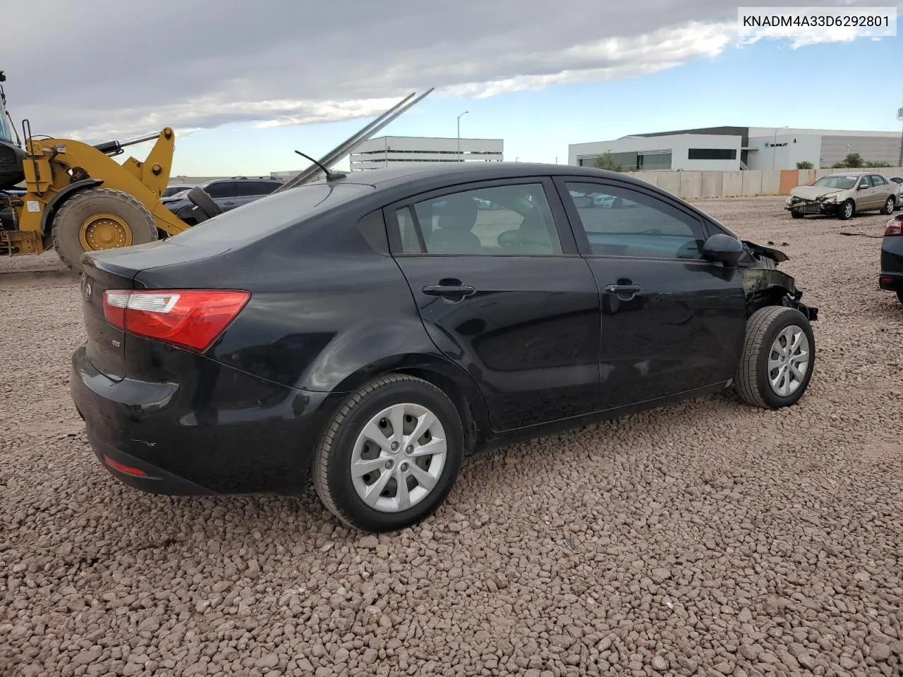 2013 Kia Rio Lx VIN: KNADM4A33D6292801 Lot: 79561464