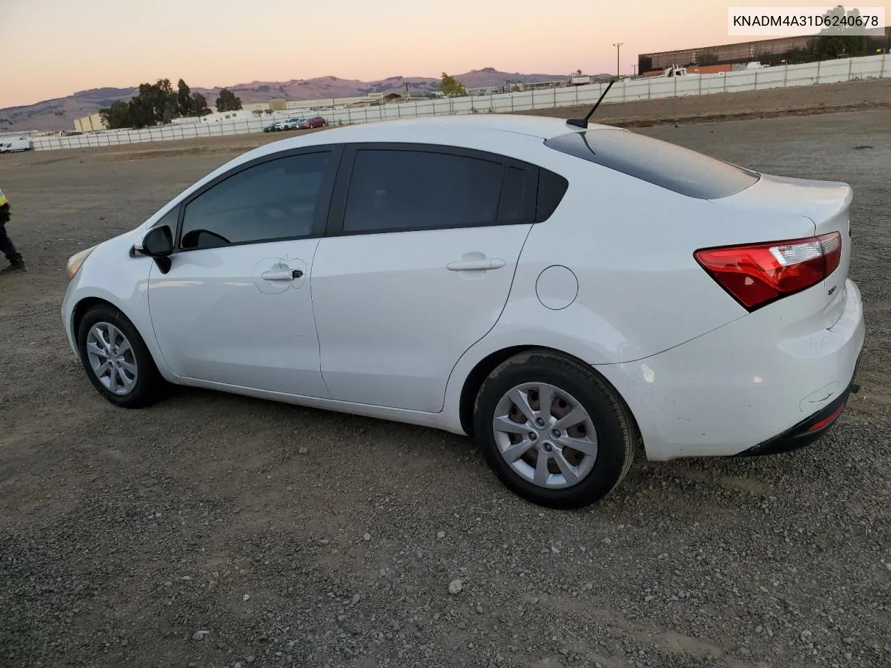 2013 Kia Rio Lx VIN: KNADM4A31D6240678 Lot: 79777294