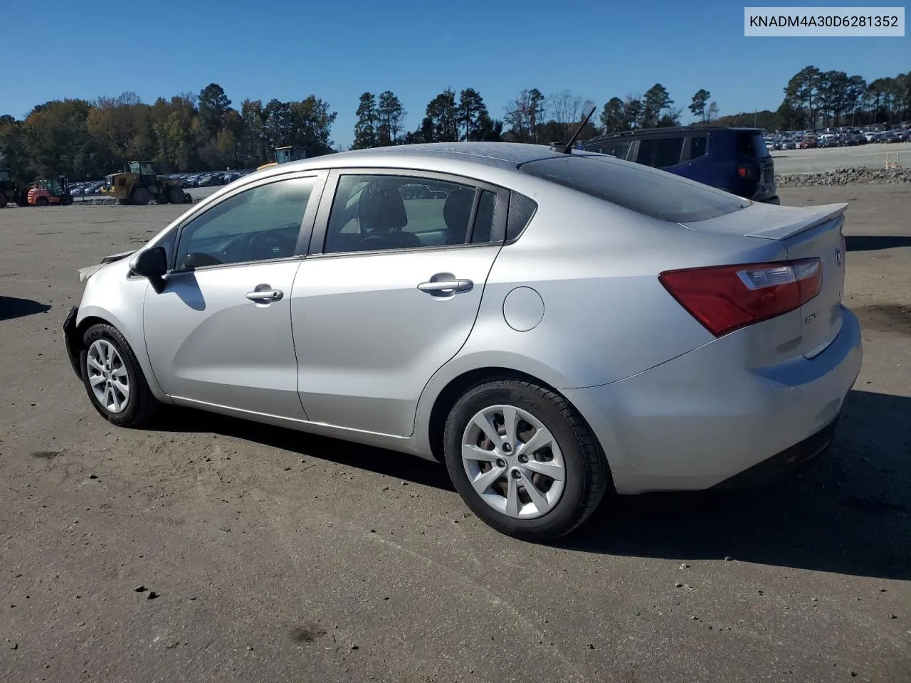 2013 Kia Rio Lx VIN: KNADM4A30D6281352 Lot: 80098584