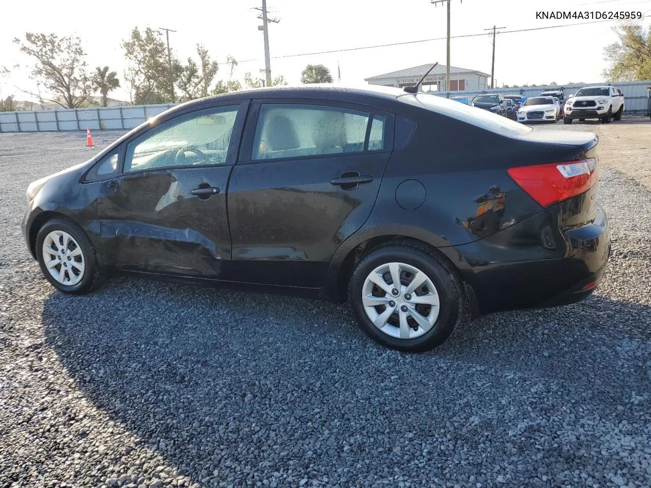 2013 Kia Rio Lx VIN: KNADM4A31D6245959 Lot: 80288974