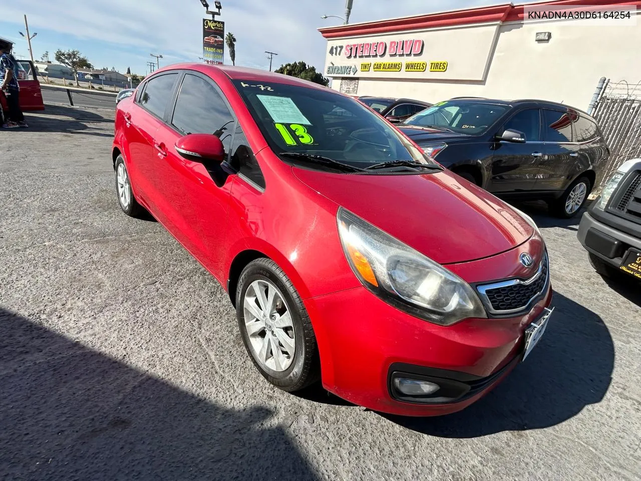 2013 Kia Rio Ex VIN: KNADN4A30D6164254 Lot: 80552284