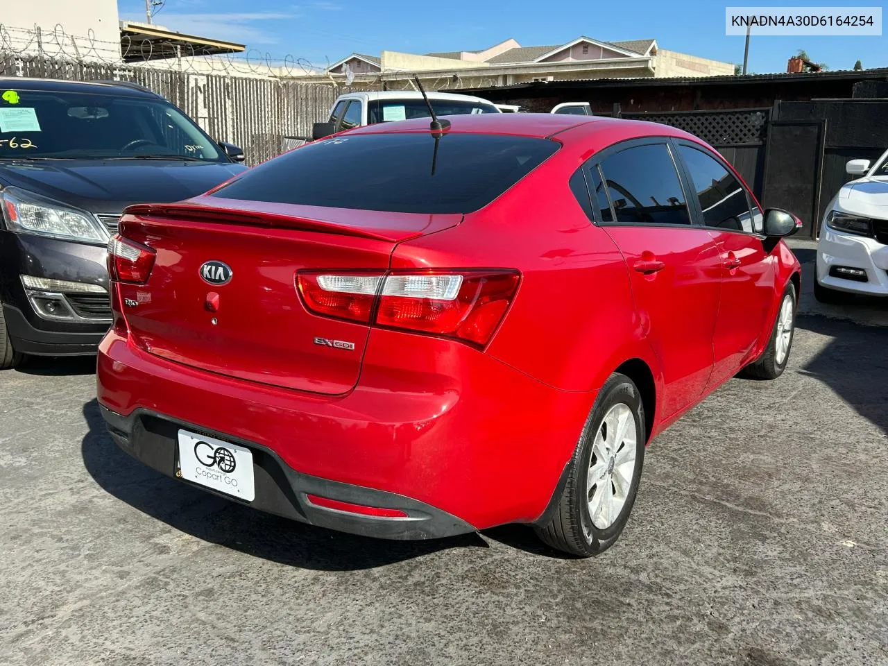 2013 Kia Rio Ex VIN: KNADN4A30D6164254 Lot: 80552284