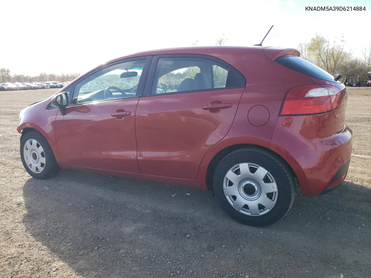 2013 Kia Rio Lx VIN: KNADM5A39D6214884 Lot: 80613194