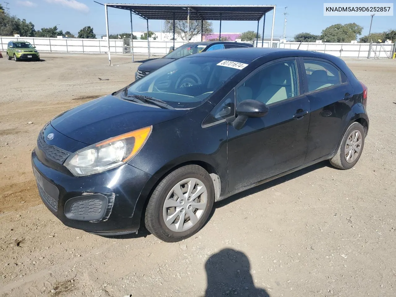 KNADM5A39D6252857 2013 Kia Rio Lx