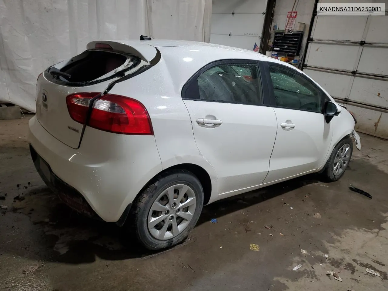 2013 Kia Rio Ex VIN: KNADN5A31D6250081 Lot: 80975754